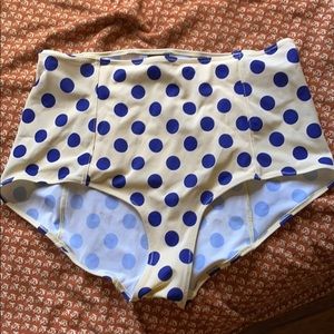 Polka dot swimsuit bottoms